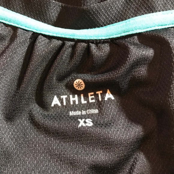 Athleta XS Black Wick-It Swimsuit Bathing Suit Swim Coverup - Picture 9 of 9